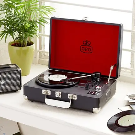 record players, turntables