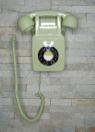 Retro Wall Phones Old Fashioned Telephone - Vintage Green Rotary Wall Phone Holder Retro Wall Phones Old Fashioned Telephone - Vintage Green Rotary Wall Phone Holder