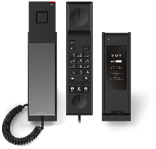 Telephone base with Casing microphone and Casing Speake